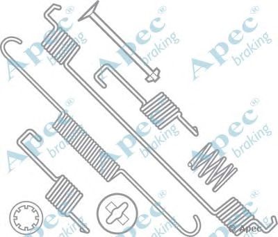 APEC BRAKING kit723 -  Комплектующие, тормозная колодка